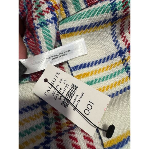 Talbots NWT scarves wrap wool blend - Picture 4 of 7